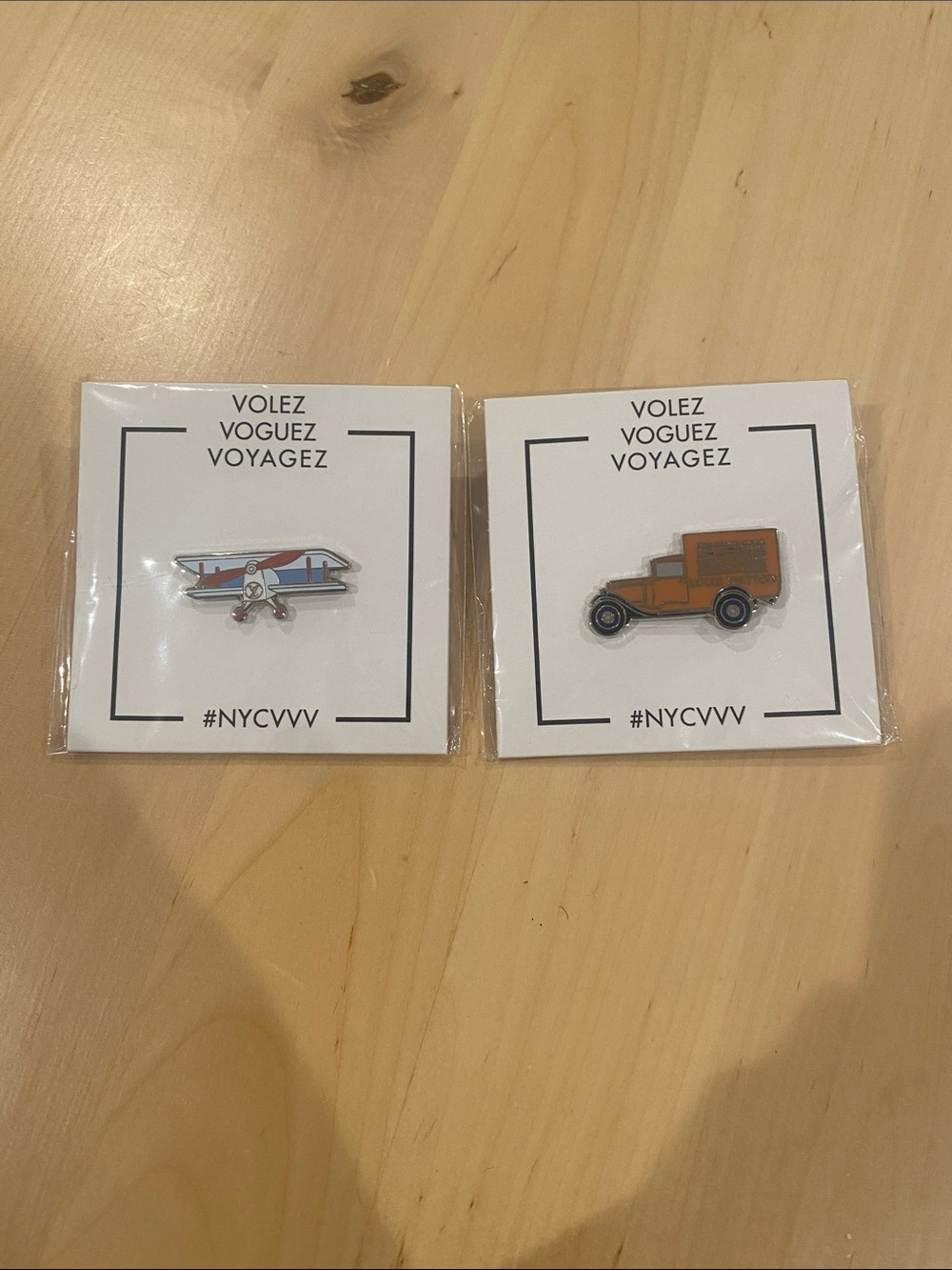 Louis Vuitton Volez Pins - Truck and Plane